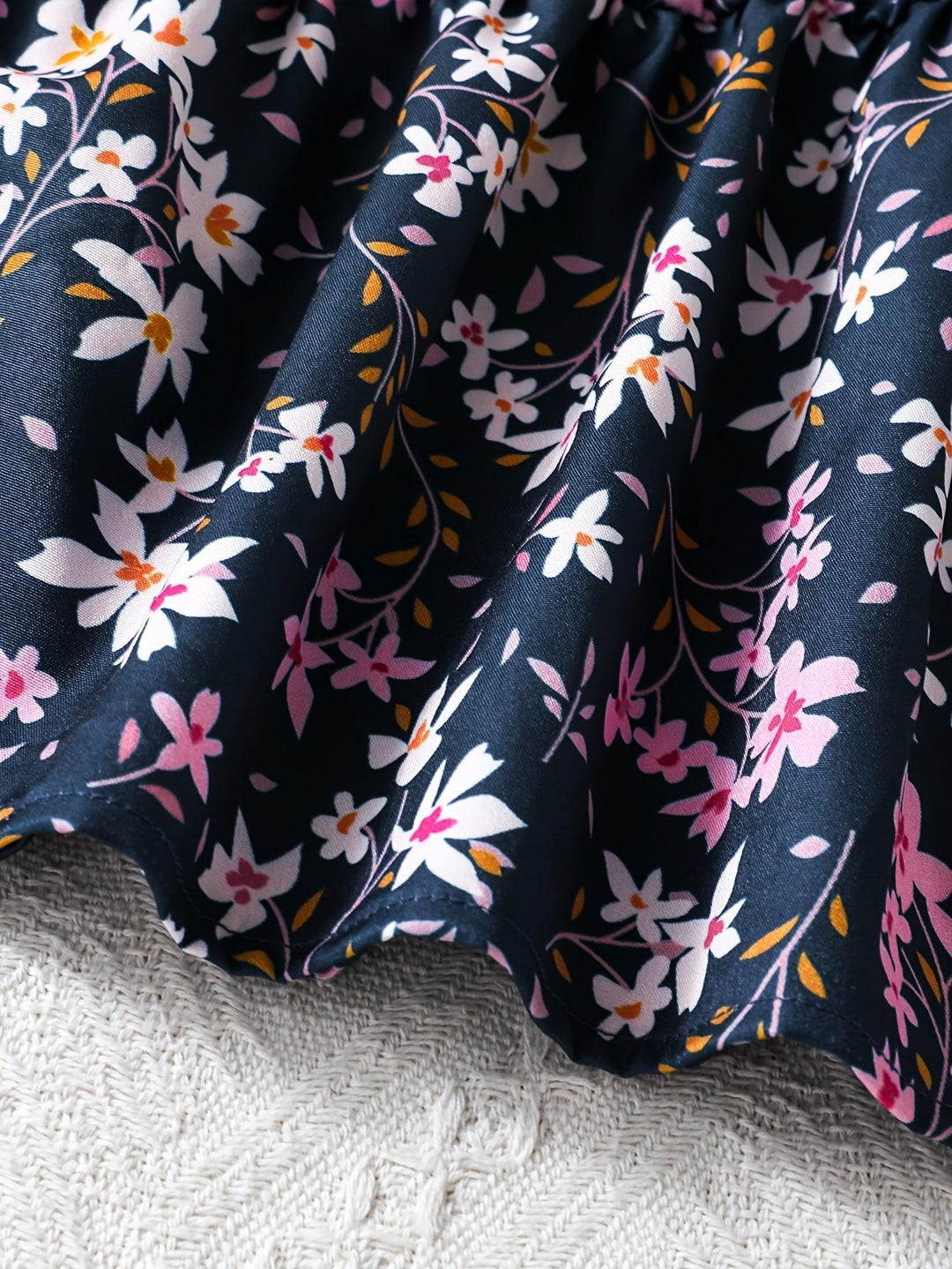 Casual Floral Culotte Skirt for Women