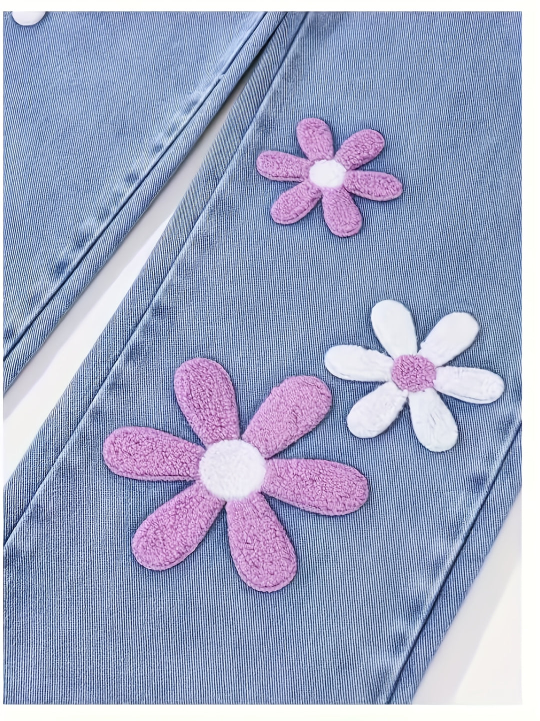 Fashionable Wide Leg Denim Jeans