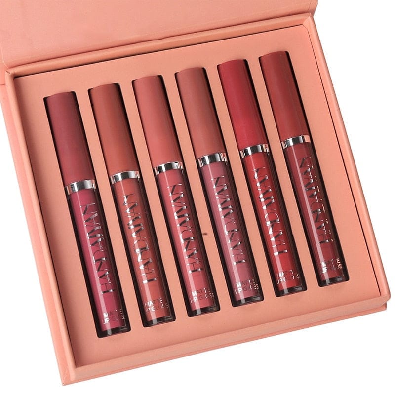 6Colors/Sets Sexy Matte Waterproof Liquid Lipstick Bennys Beauty World