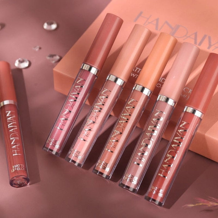 6Colors/Sets Sexy Matte Waterproof Liquid Lipstick Bennys Beauty World