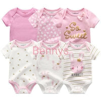 6PCS Bennys Newborn Baby Boys & Girls Bunny Summer Clothes BENNYS 