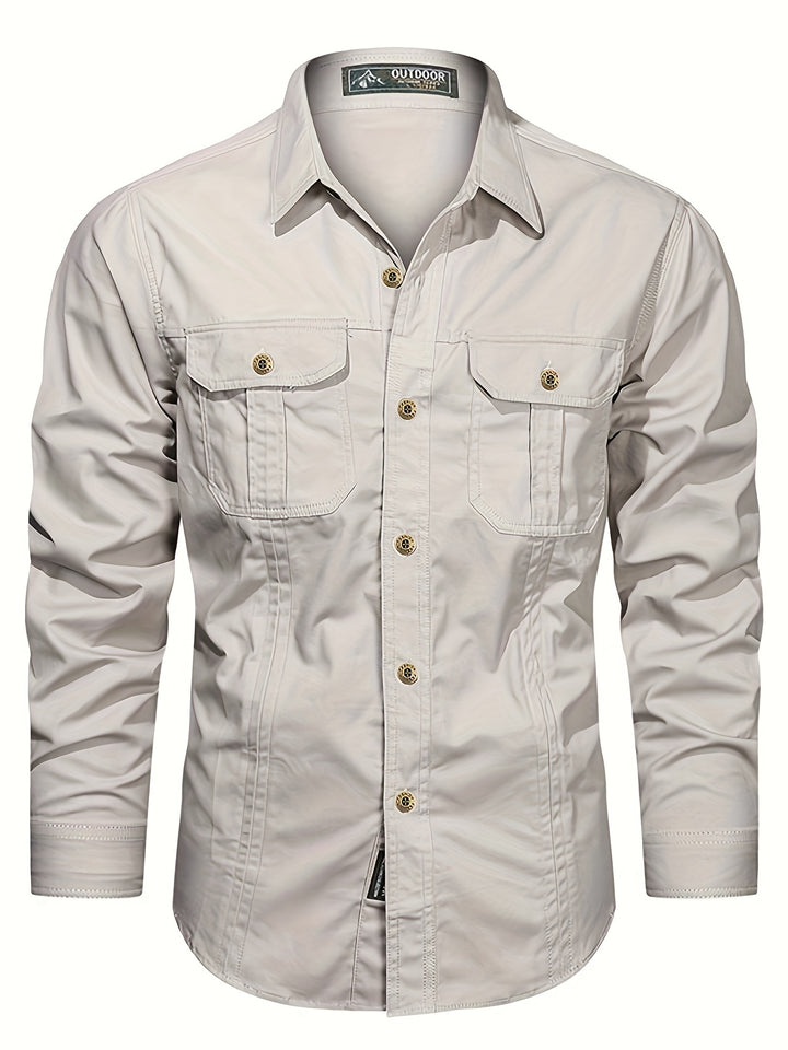 Men's Lightweight Long-Sleeve Work Shirt