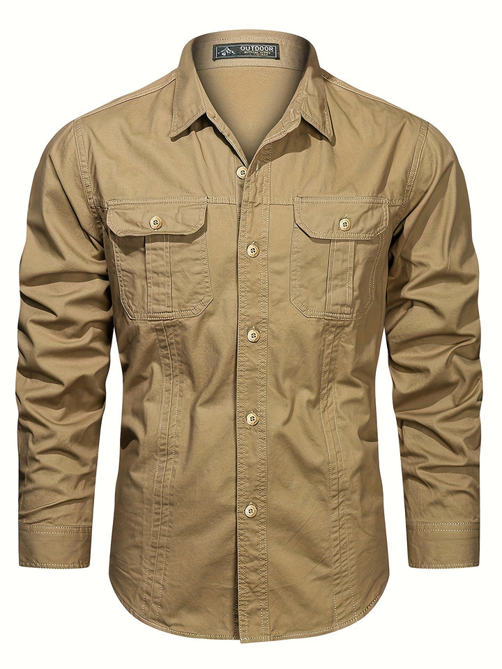 Men's Lightweight Long-Sleeve Work Shirt