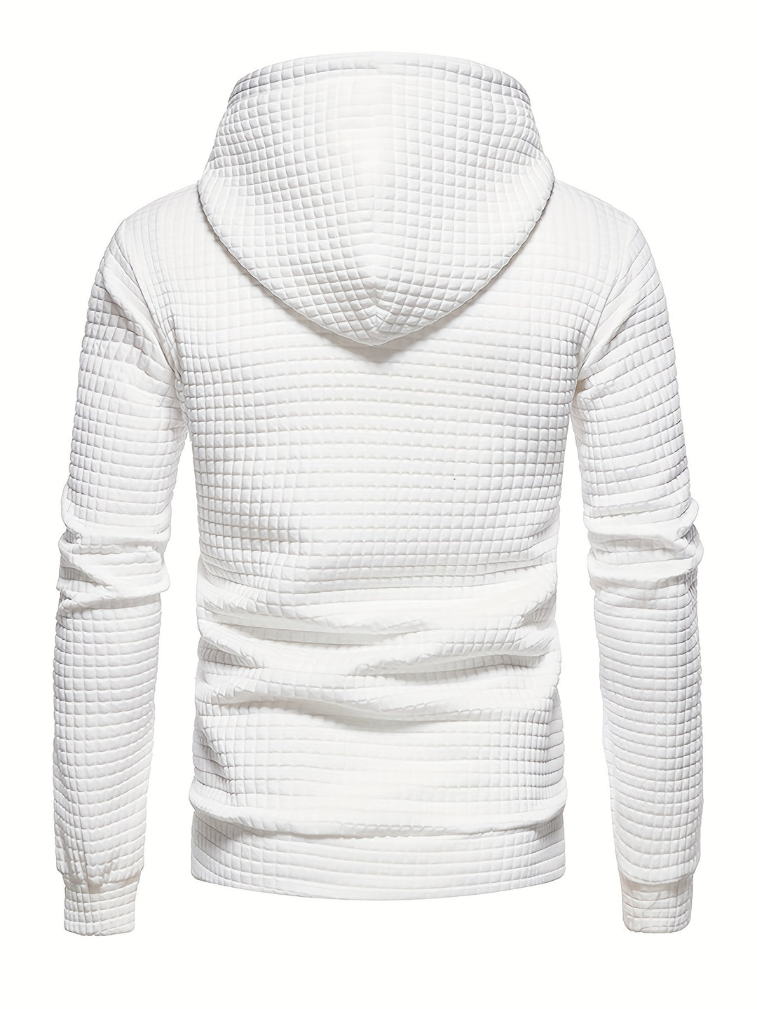 Men's Waffle Weave Comfort Hoodie-Hoodie-Bennys Beauty World