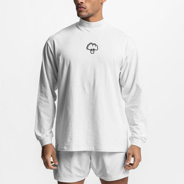 Muscle Fitness Long Sleeve Sweat T-Shirt-Shirts-Bennys Beauty World