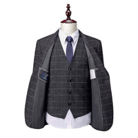 Men's Business Suits Slim Fit Wedding Groom Suit-Suit-Bennys Beauty World
