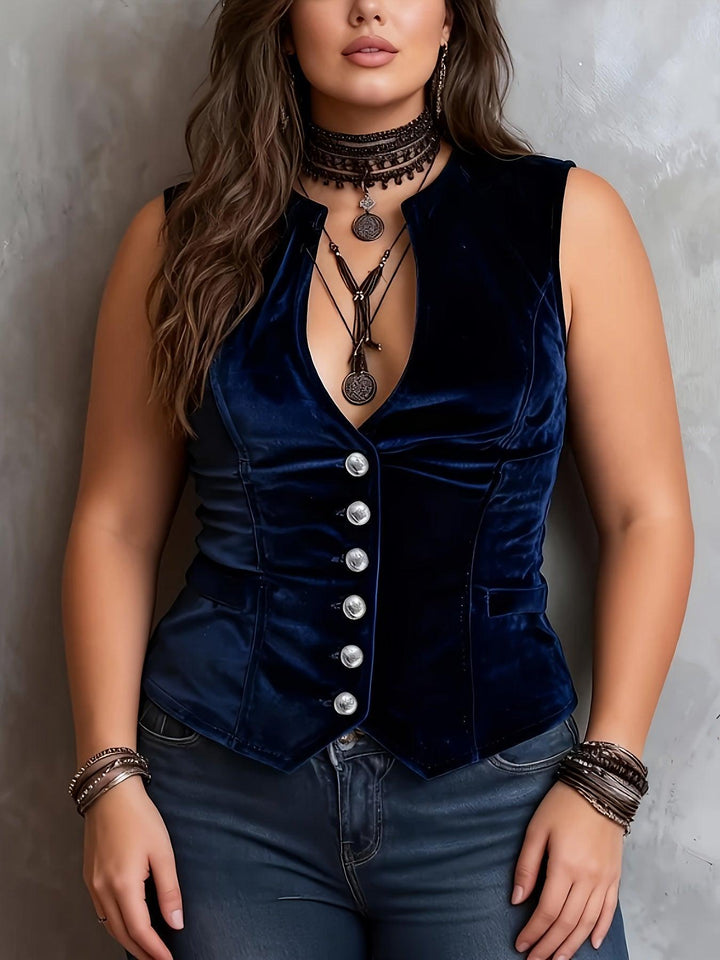 Plus Size, Plus-size Women's Elegant Vest Women's Elegant Vest