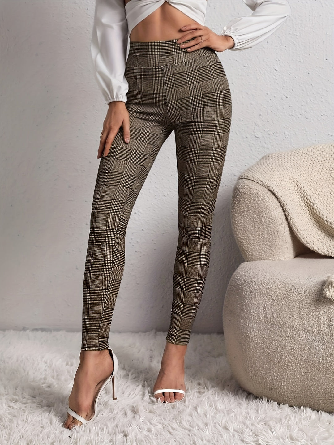 Women’s Stretchy High Waist Leggings-Bennys Beauty World