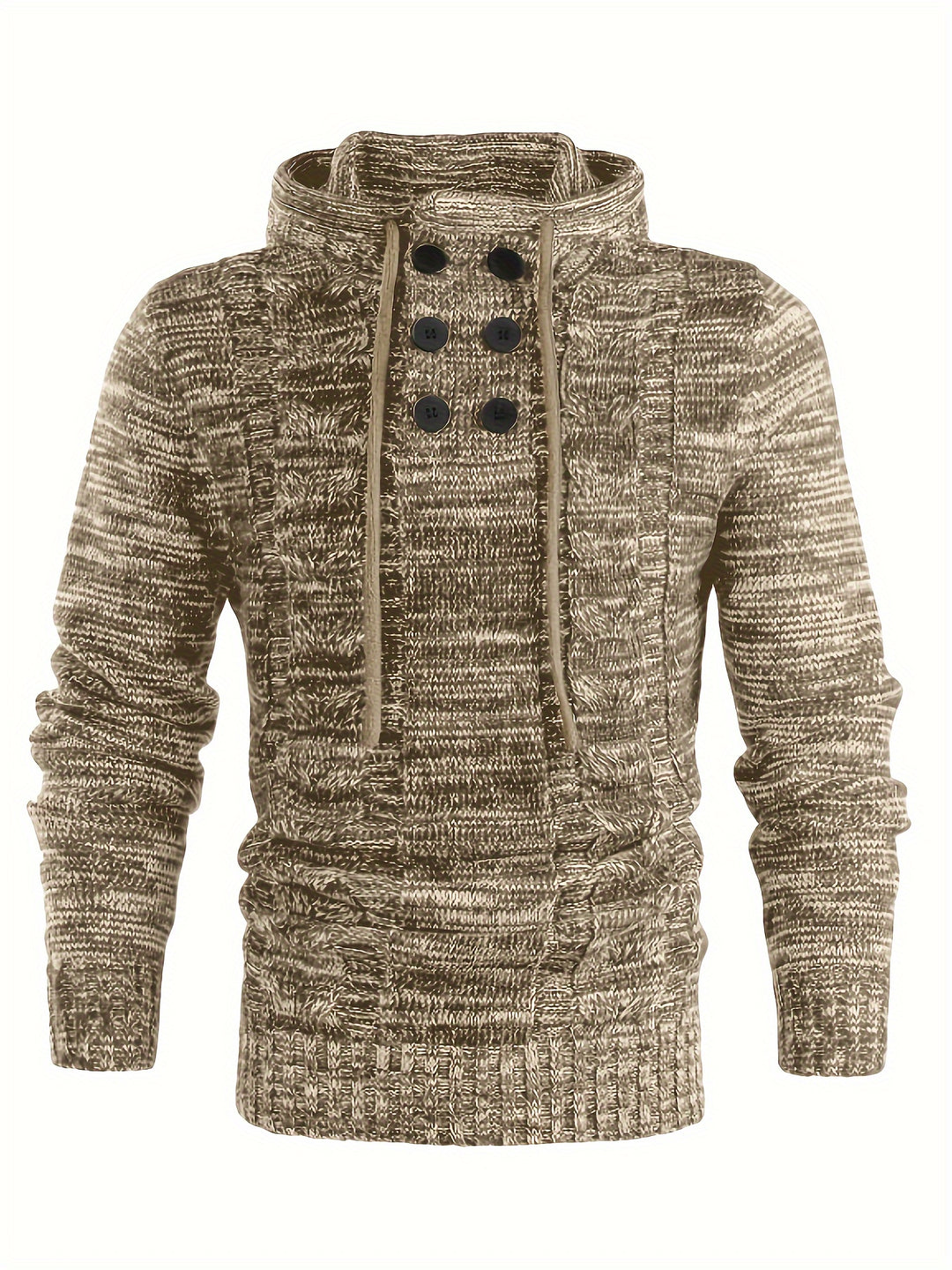 Knitted Sweater Hoodies For Men-Bennys Beauty World