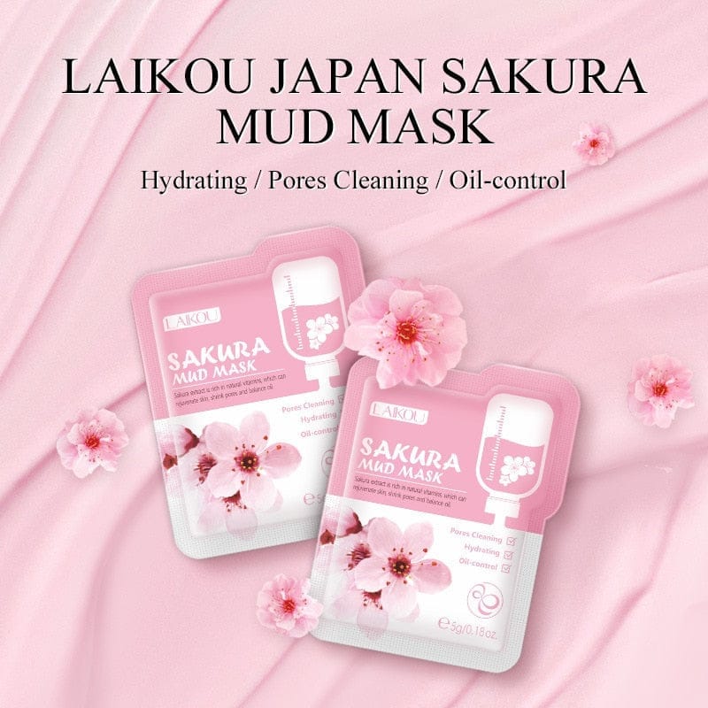 7PCS Japan Sakura  Facial Mud Mask Bennys Beauty World