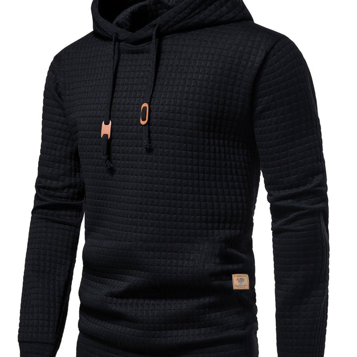 Men's Waffle Weave Comfort Hoodie-Hoodie-Bennys Beauty World