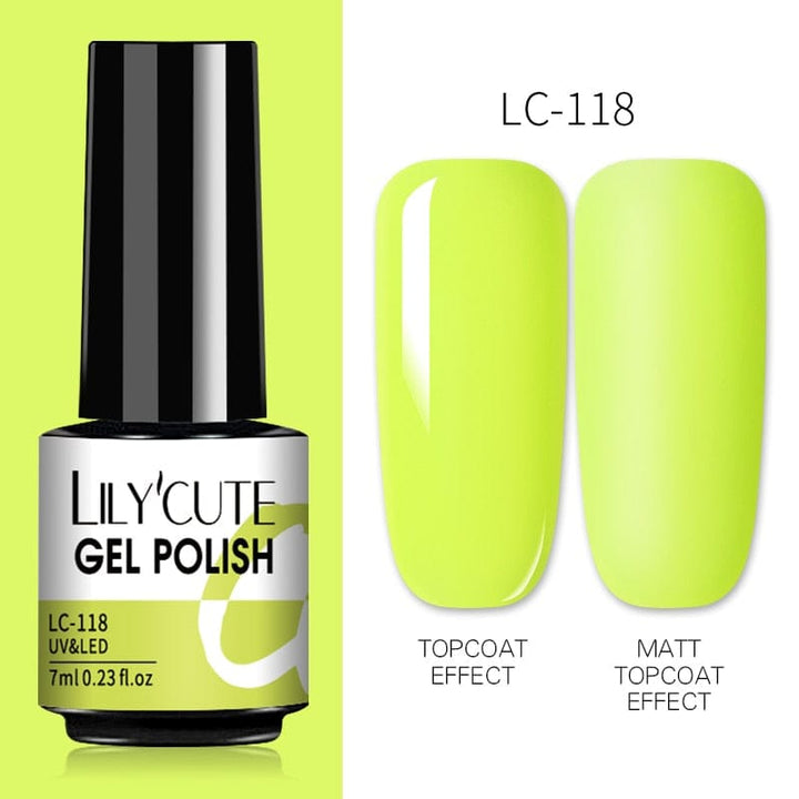 7ml Gel Nail Polish  For Nails Semi Permanent Soak Off Gel UV LED Nail Art Gel Bennys Beauty World