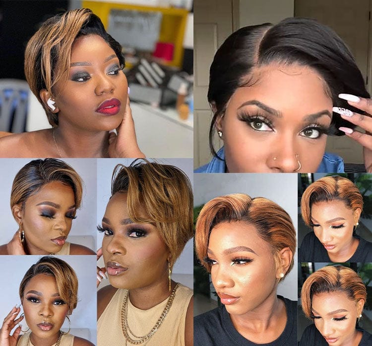 Lace frontal 2025 on short hair