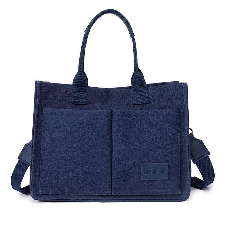 Casual Daily Canvas Tote Shoulder Bags For Women-bag-Bennys Beauty World