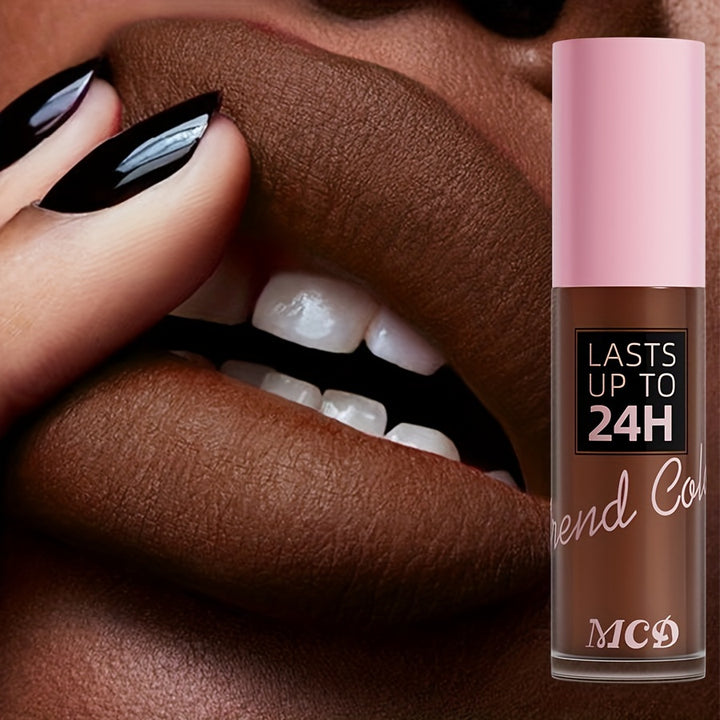MCD Matte Brown Lip Glaze, Waterproof, Long-Lasting