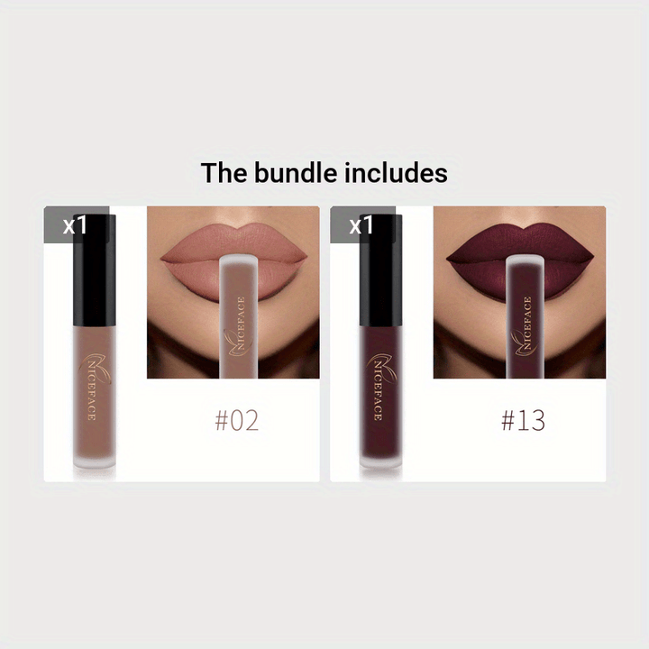20 colours High Pigmented Matte Lip Glaze