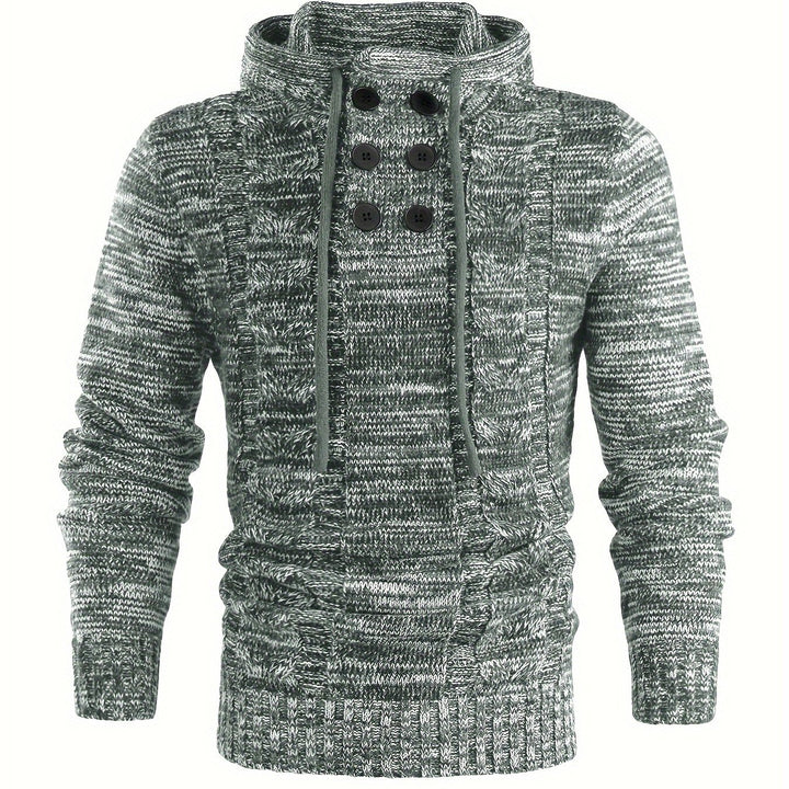 Knitted Sweater Hoodies For Men-Bennys Beauty World