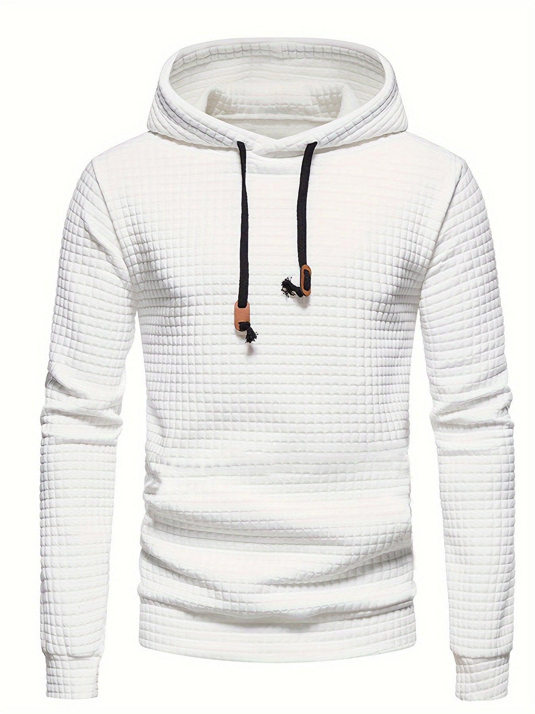 Men's Waffle Weave Comfort Hoodie-Hoodie-Bennys Beauty World