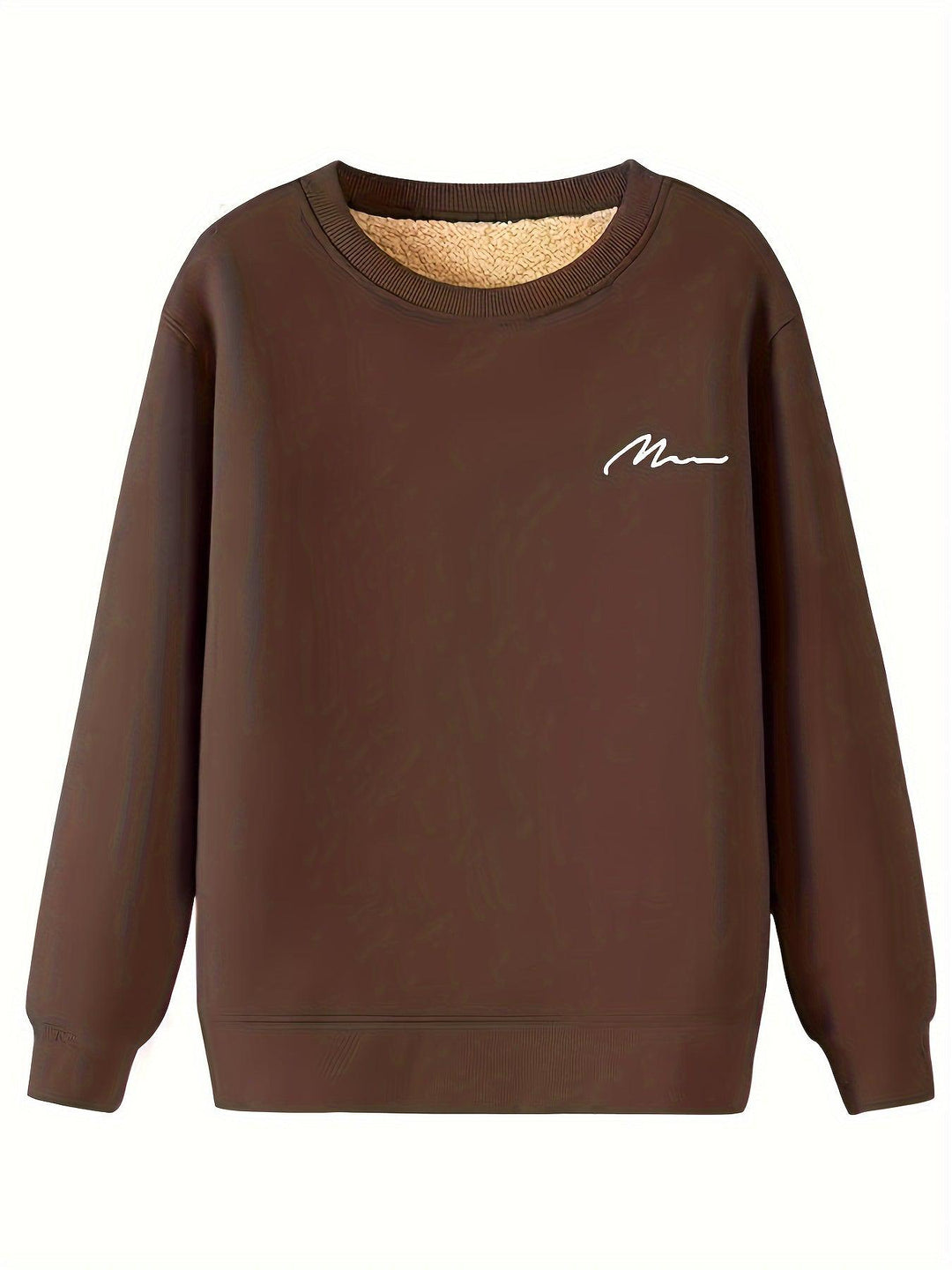 Men's Cozy Fleece Sweatshirt - Perfect for Winter and Fall-Bennys Beauty World