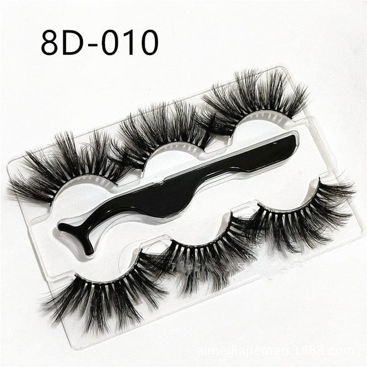 8D multi-layer curling eyelashes Bennys Beauty World