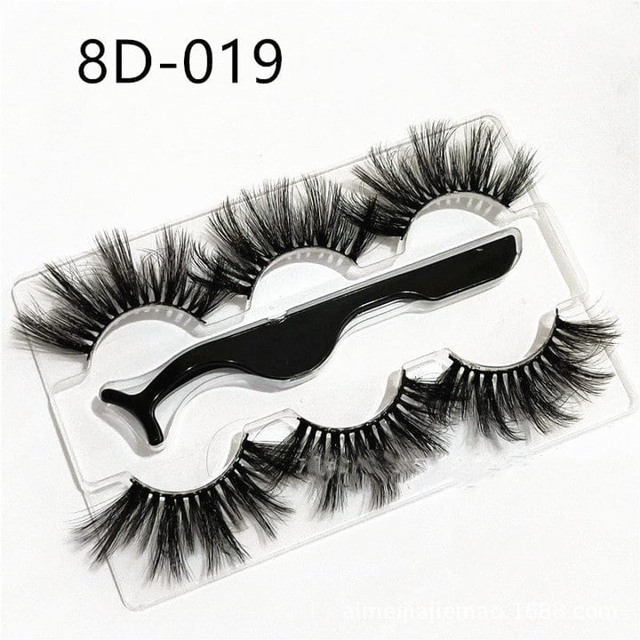 8D multi-layer curling eyelashes Bennys Beauty World