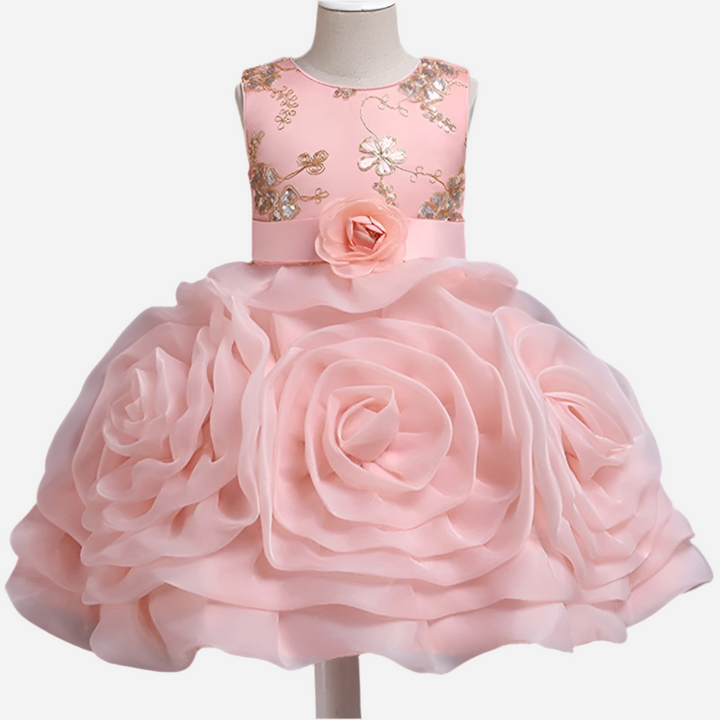 Baby Girls Birthday Party Dress Flower Elegant Dresses