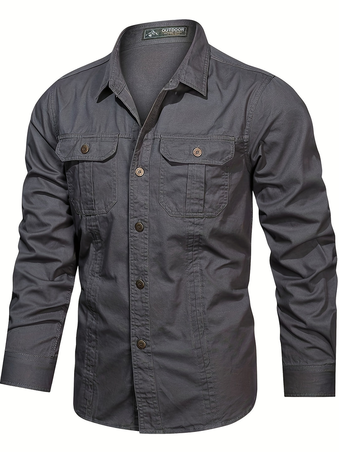 Men's Lightweight Long-Sleeve Work Shirt