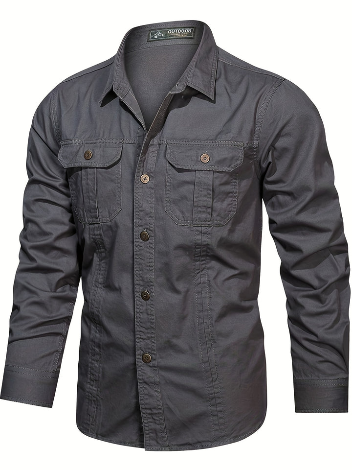 Men's Lightweight Long-Sleeve Work Shirt