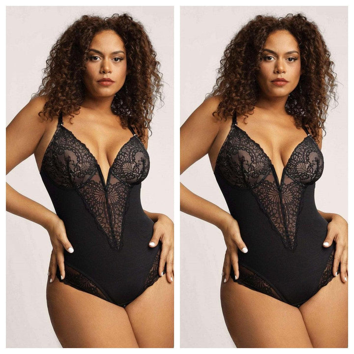 Lace Shapewear Women's Jumpsuit Waist Shaping Rompers-Shapewear-Bennys Beauty World