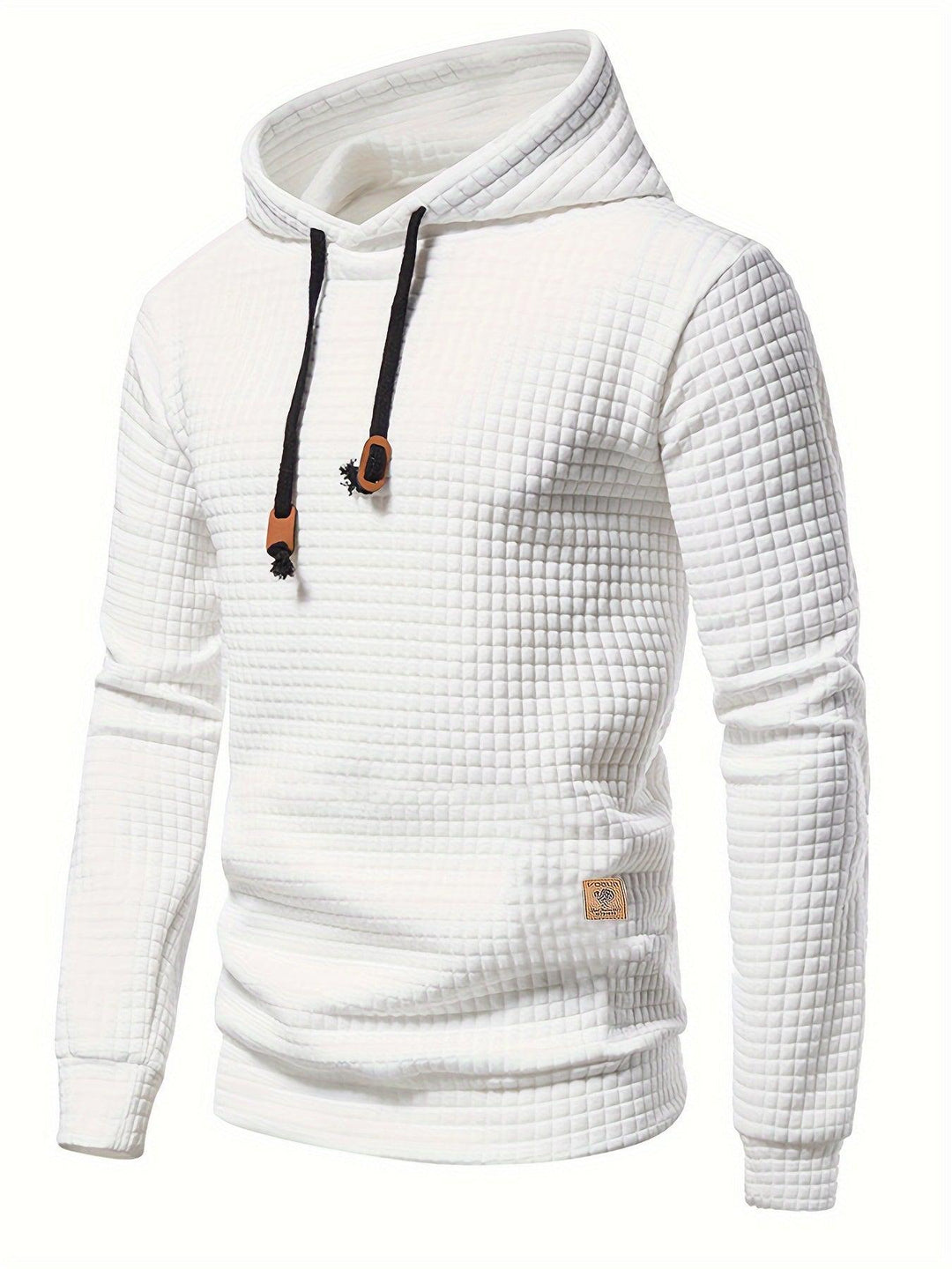 Men's Waffle Weave Comfort Hoodie-Hoodie-Bennys Beauty World