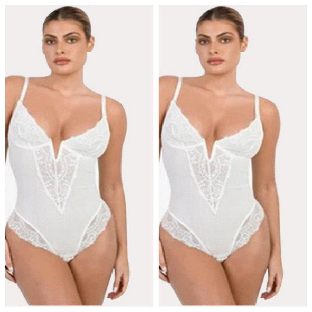 Lace Shapewear Women's Jumpsuit Waist Shaping Rompers-Shapewear-Bennys Beauty World