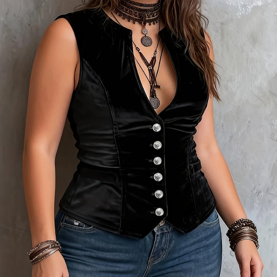 Plus Size, Plus-size Women's Elegant Vest Women's Elegant Vest