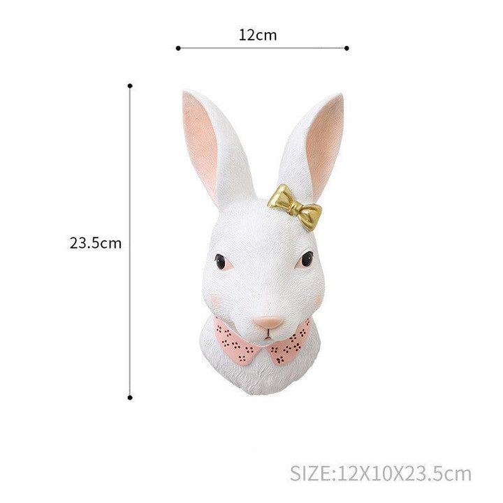 Livingroom Rabbit Figurine Wall Decor