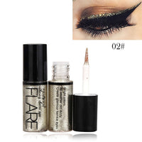 9 Colors Metallic Shiny Eyeshadow Glitter Liquid Eyeliner Bennys Beauty World
