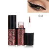 9 Colors Metallic Shiny Eyeshadow Glitter Liquid Eyeliner Bennys Beauty World