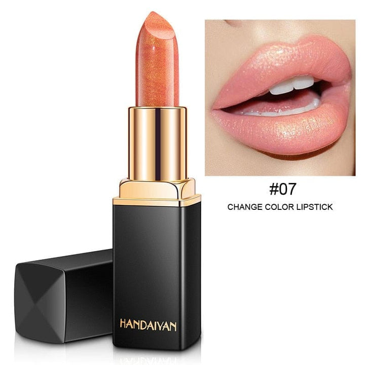 9 Colors Waterproof Nude Pink Glitter Lipstick BENNYS 