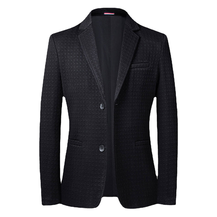 Knitted Texture Leisure Suits For Men Top-Blazers-Bennys Beauty World