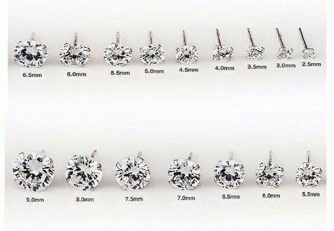 925 Sterling Silver Stud Earrings Bennys Beauty World