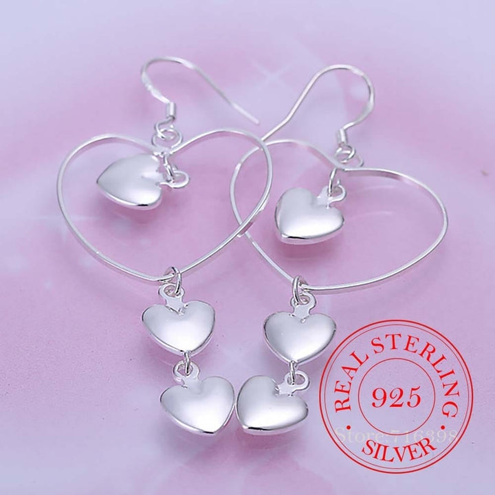 925 Sterling Silver  Vintage Long Tassel Earrings For Women Bennys Beauty World