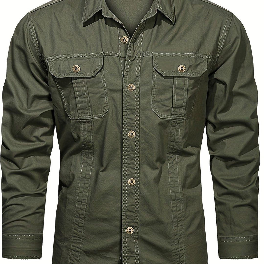 Men's Lightweight Long-Sleeve Work Shirt
