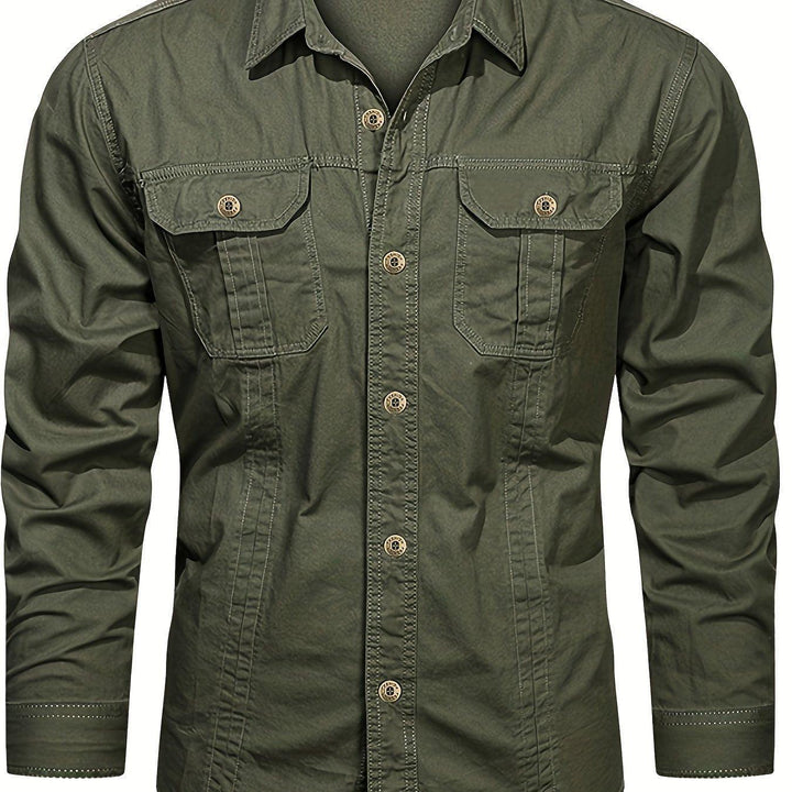 Men's Lightweight Long-Sleeve Work Shirt