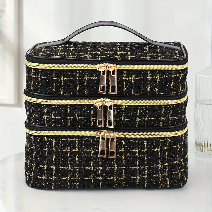 Stylish and lightweight large-capacity makeup bag