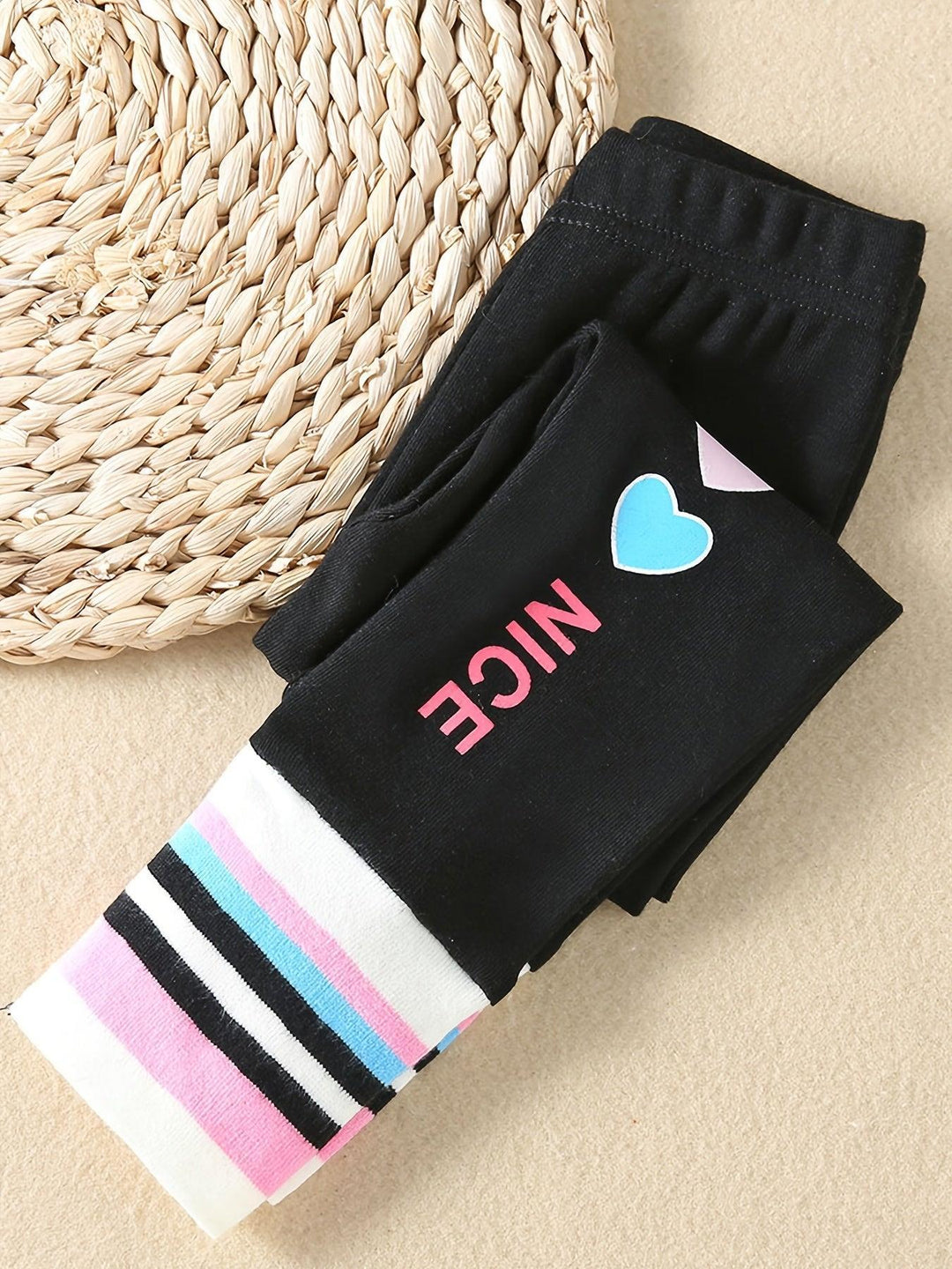 Set of 2 Stylish Leggings for Girls