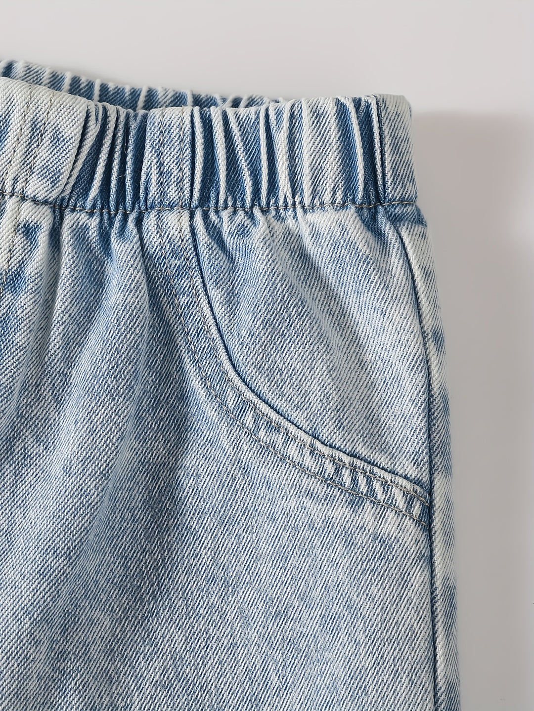 Casual Loose-Fit High-Waist Cat Print Jeans