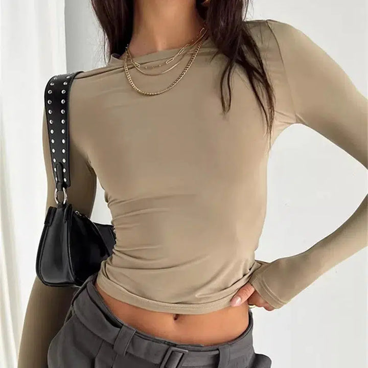 Spring Streetwear Crop Pullover Top-blouse-Bennys Beauty World