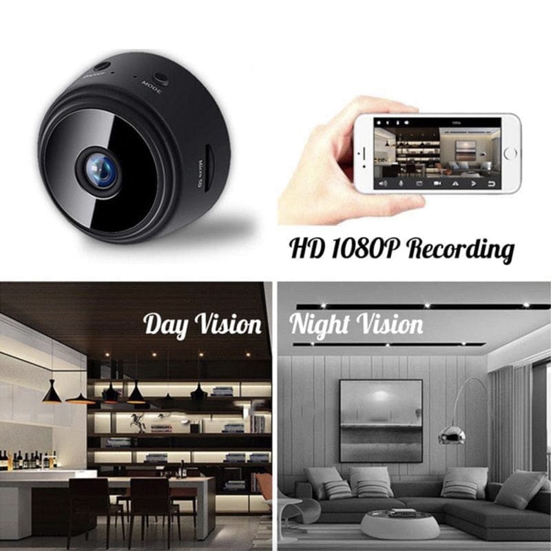 A9 Mini caméra de Surveillance IP WiFi HD 1080p  Micro Camera BENNYS 
