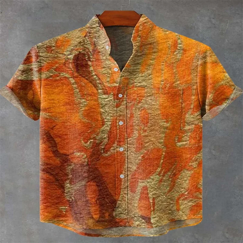 Men's Short Sleeve Shirt Beach Vacation Men's Wear-Bennys Beauty World