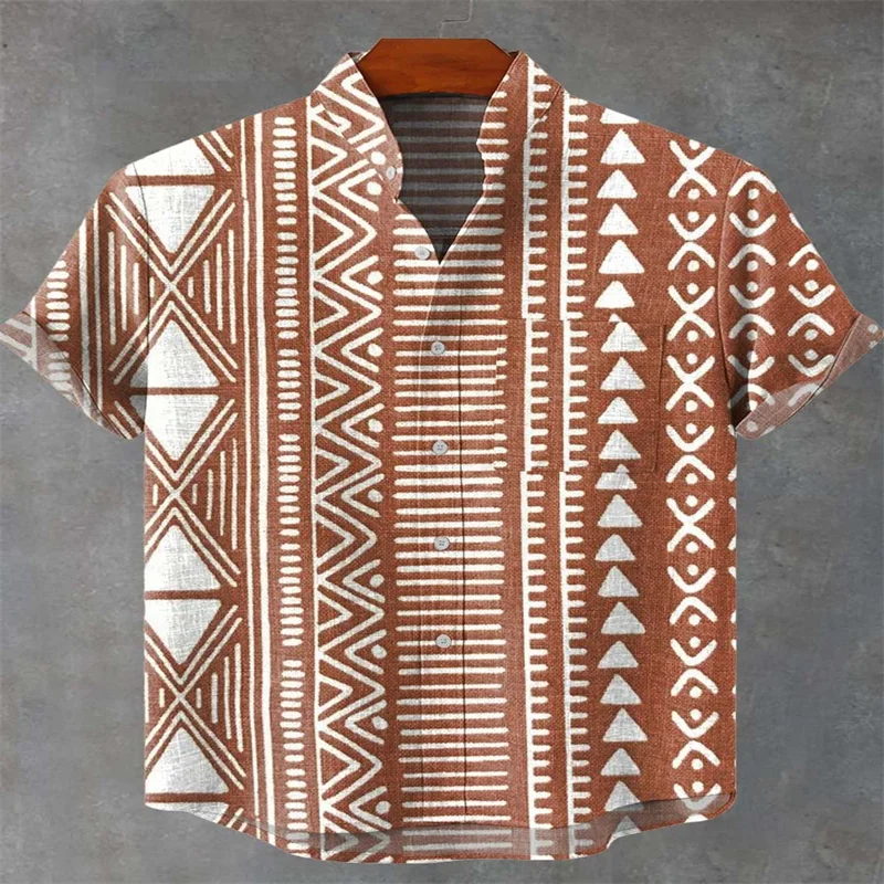 Men's Short Sleeve Shirt Beach Vacation Men's Wear-Bennys Beauty World