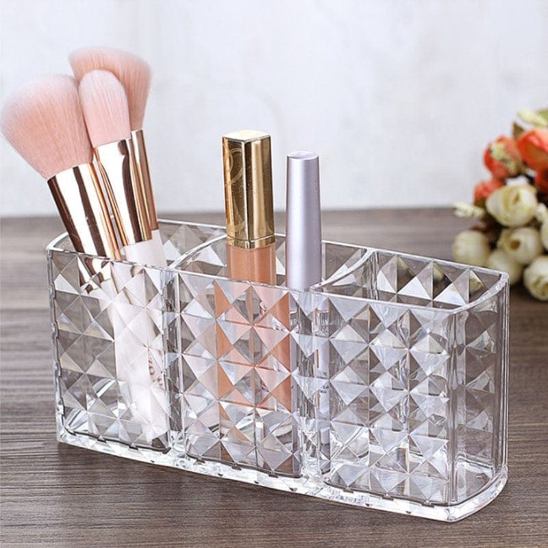 Acrylic Cosmetic Storage Box Makeup Brush Holder Bennys Beauty World