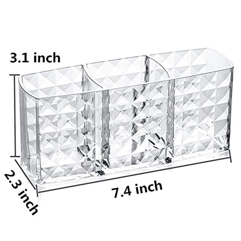 Acrylic Cosmetic Storage Box Makeup Brush Holder Bennys Beauty World